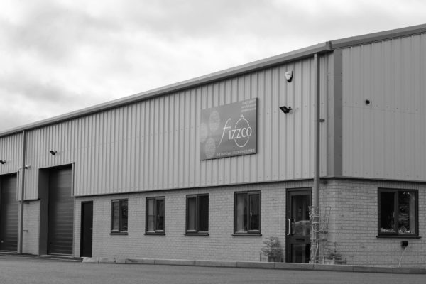 A photograph of Fizzco's head office at Lincoln Enterprise Park.