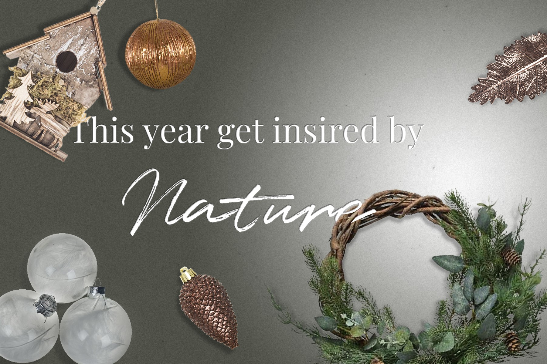 Nature inspired banner